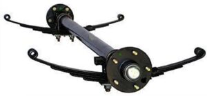 95x80 *545* IDLER DEXTER D35 PAINTED SPRING ROUND TUBE AXLE